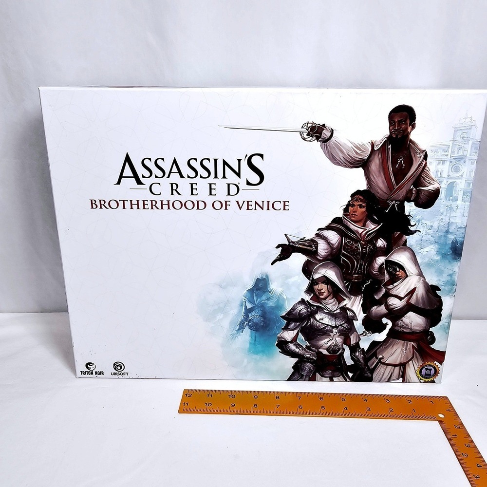 Assassin's Creed Brotherhood Of Venice Board Game Triton Noir New Sealed Tactile - Picture 2 of 16